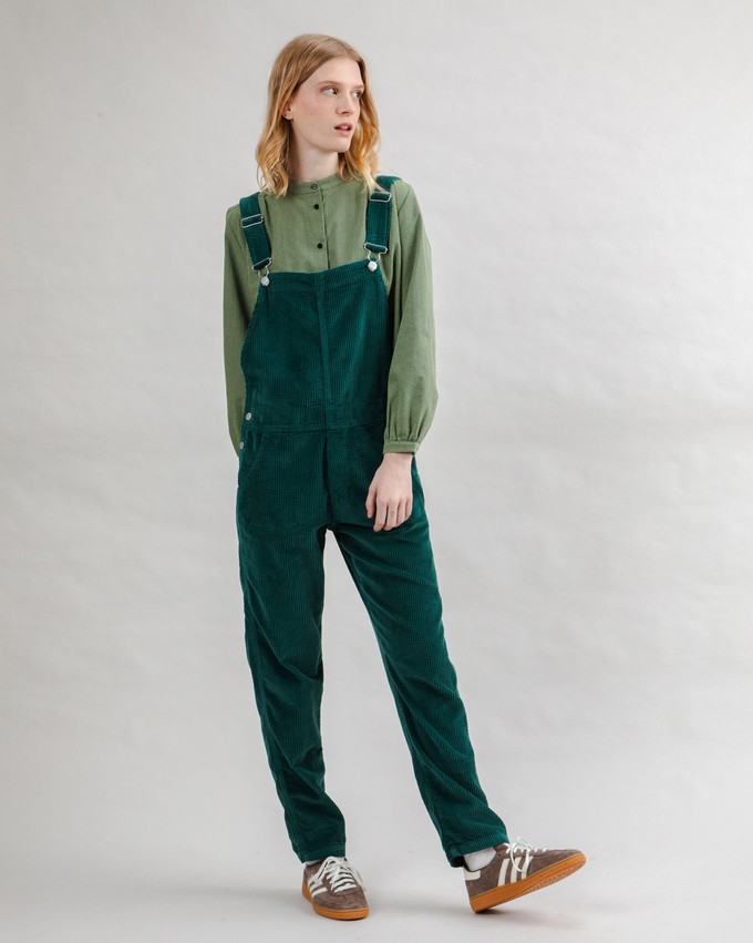 Corduroy Overall Dark Green from Brava Fabrics