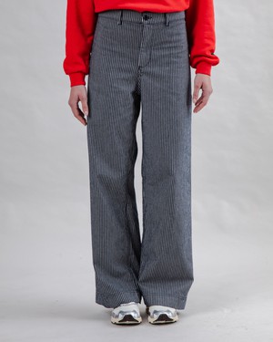 Denim Stripes Straight Leg Pants from Brava Fabrics