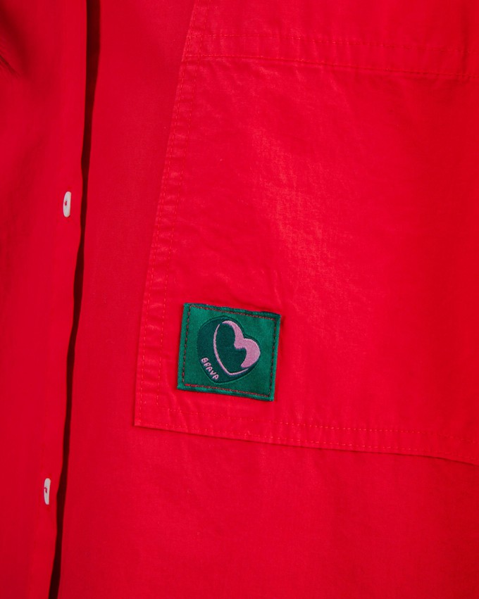 Oversize Red Shirt from Brava Fabrics