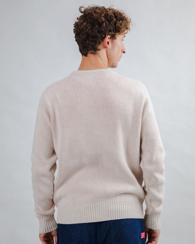 Atari Sweater Logo Jacquard Red from Brava Fabrics