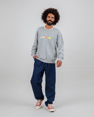 Atari Spectrum Sweatshirt Grey Melange from Brava Fabrics