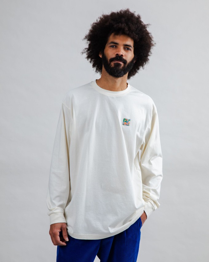 Sobremesa Longsleeve T-shirt Ecru from Brava Fabrics