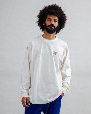 Sobremesa Longsleeve T-shirt Ecru from Brava Fabrics