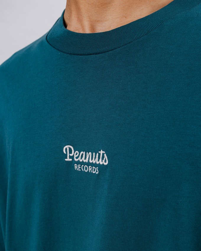 Peanuts Records Oversize T-shirt Green from Brava Fabrics