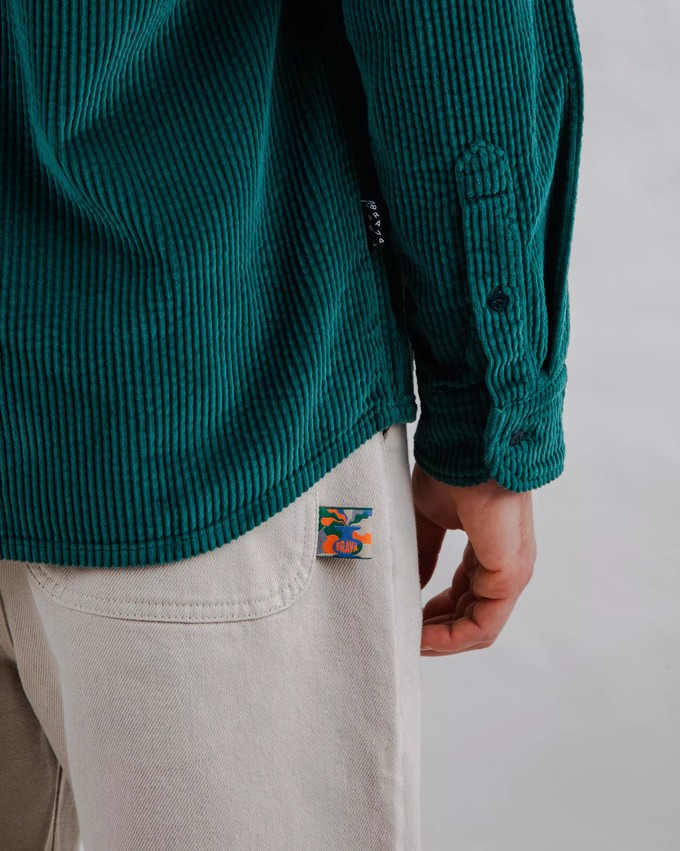 Corduroy Overshirt Green from Brava Fabrics