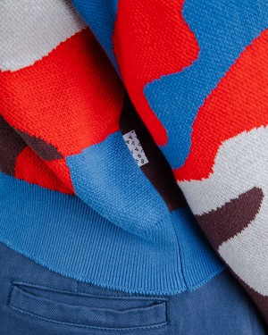 Jacquard Cropped Sweater Sobremesa from Brava Fabrics