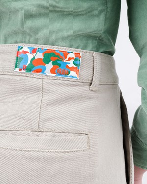 Wide Leg Pants Ecru from Brava Fabrics