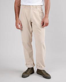 Corduroy Pleated Pants Sand via Brava Fabrics