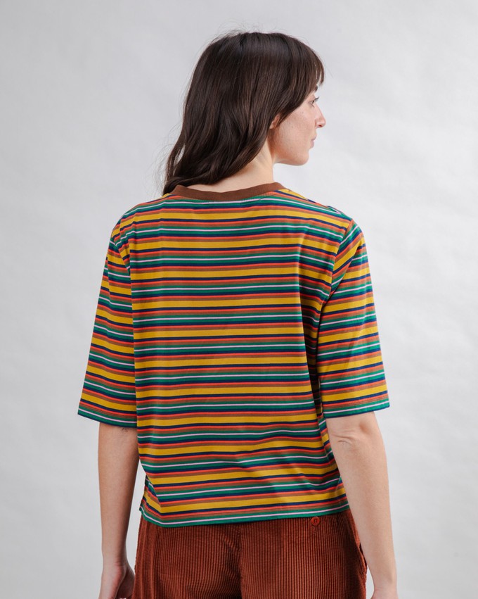 Stripes Squared Tee Multicolor from Brava Fabrics