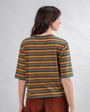 Stripes Squared Tee Multicolor from Brava Fabrics