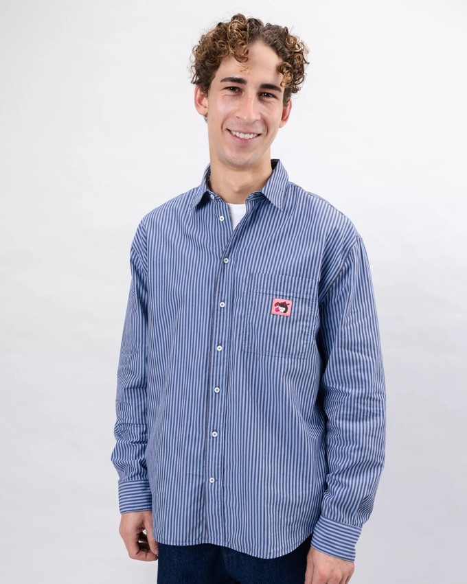 Relaxed Stripes Brava Gum Shirt from Brava Fabrics