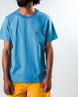 Asis Parrot Regular T-Shirt Blue from Brava Fabrics