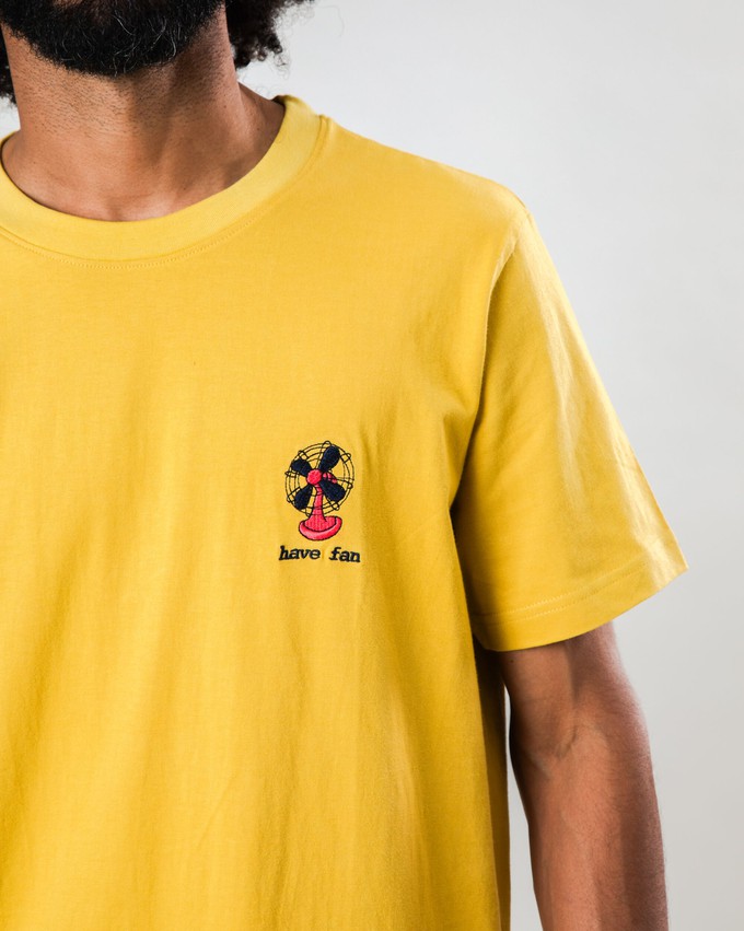 Have Fan T-shirt Yellow from Brava Fabrics