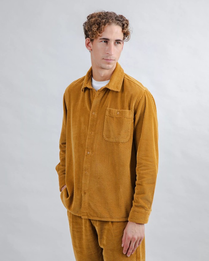 Corduroy Overshirt Camel from Brava Fabrics