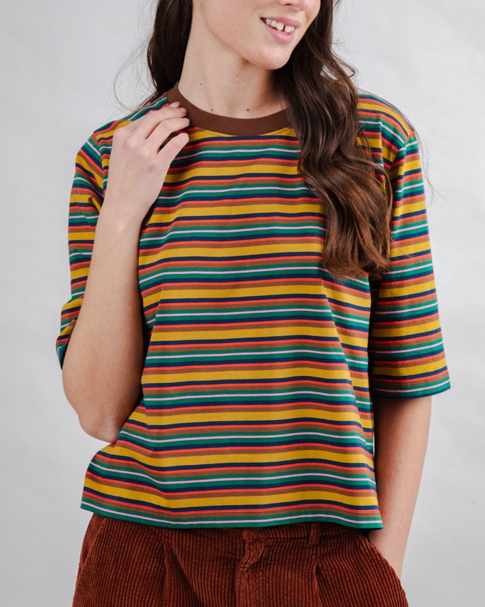 Stripes Squared Tee Multicolor from Brava Fabrics