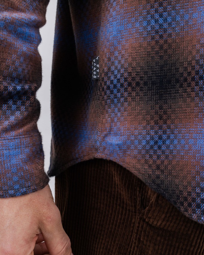 Pixel Check Overshirt from Brava Fabrics