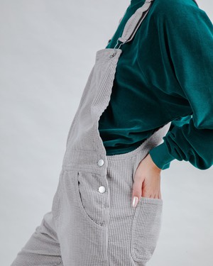 Corduroy Overall Grey from Brava Fabrics