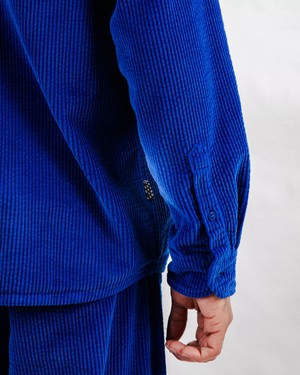 Corduroy Overshirt Klein Blue from Brava Fabrics