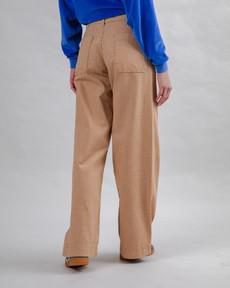 Stripes Straight Leg Pants Camel via Brava Fabrics