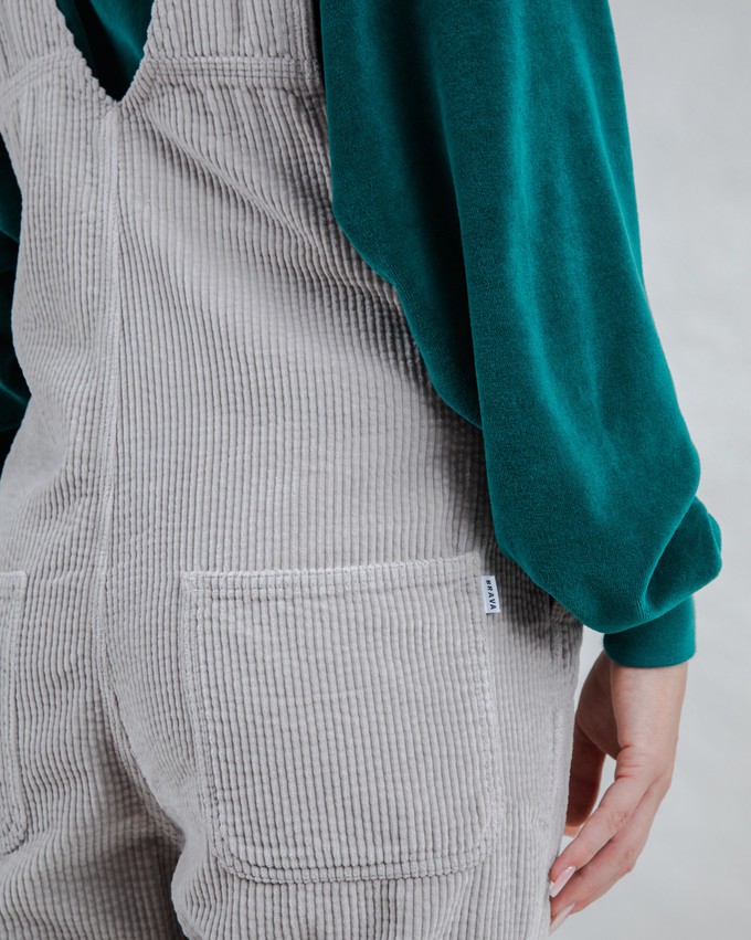 Corduroy Overall Grey from Brava Fabrics