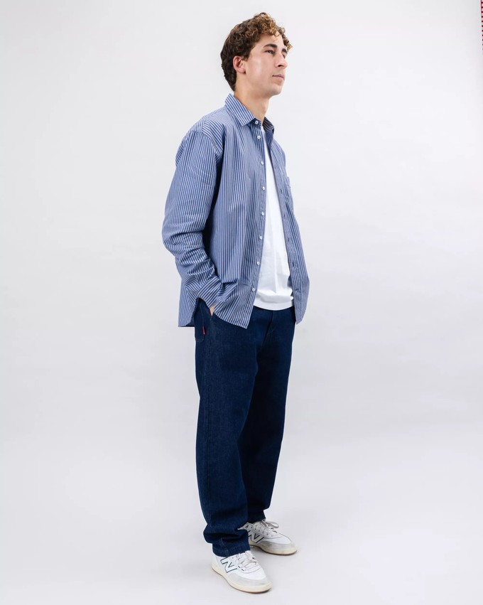 Relaxed Stripes Brava Gum Shirt from Brava Fabrics