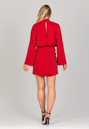 Narissa Dress Red from C by Stories