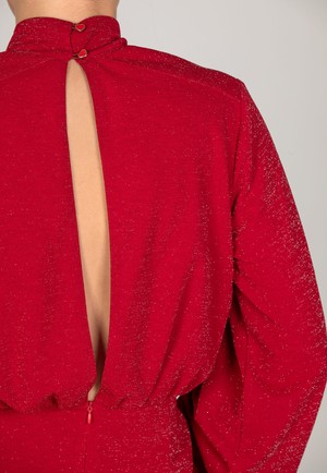 Narissa Dress Red from C by Stories