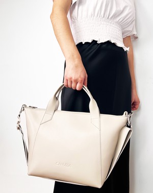 Trotto crossbody bag - Stone from CANUSSA