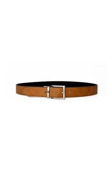 Reverse reversible belt – Black/Camel via CANUSSA