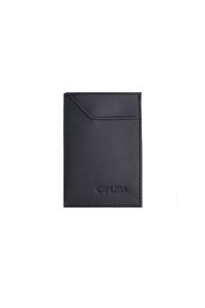 Persimmon Slim Wallet in Black via CANUSSA