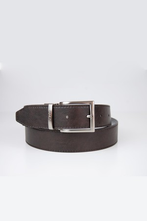 Reverse reversible belt – White/Chocolate from CANUSSA