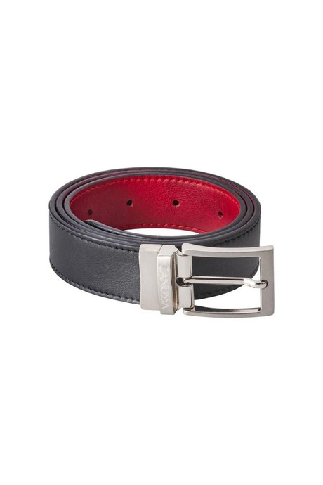 Reverse reversible belt – Black/Red from CANUSSA