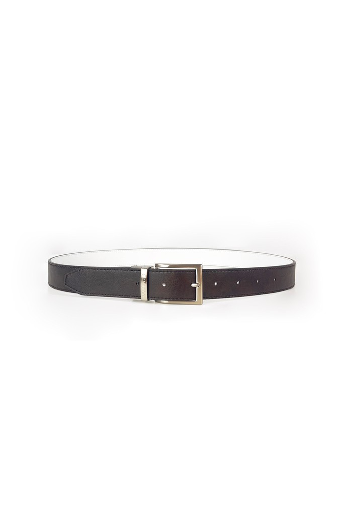 Reverse reversible belt – White/Chocolate from CANUSSA
