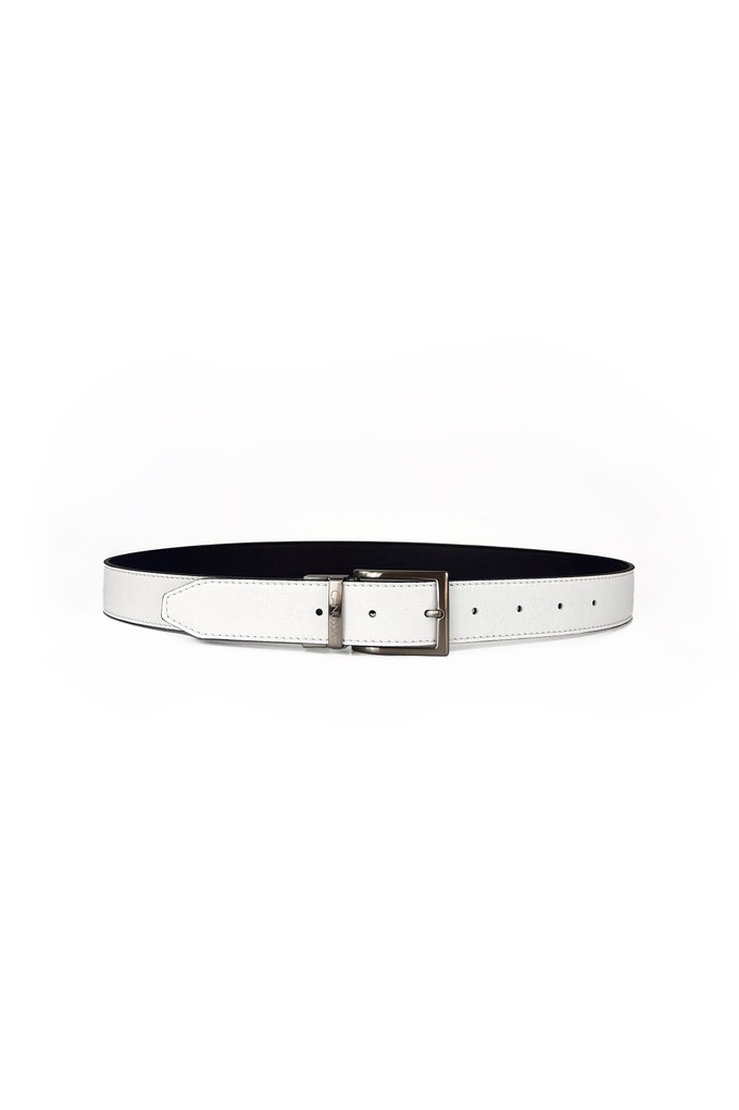 Reverse reversible belt – White/Chocolate from CANUSSA