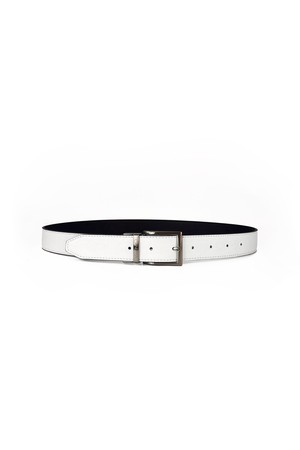 Reverse reversible belt – White/Chocolate from CANUSSA