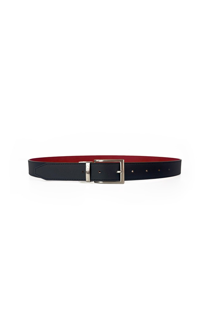 Reverse reversible belt – Black/Red from CANUSSA