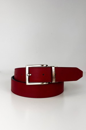 Reverse reversible belt – Black/Red from CANUSSA