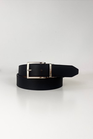 Reverse reversible belt – Black/Camel from CANUSSA