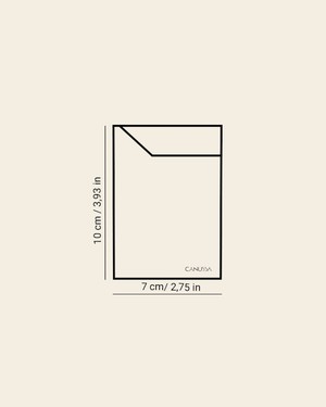 Persimmon slim card holder - Black from CANUSSA