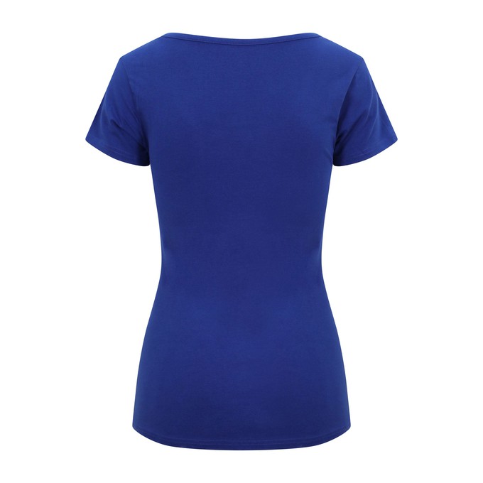 Blue Cotton Comfort Tee from chaYkra