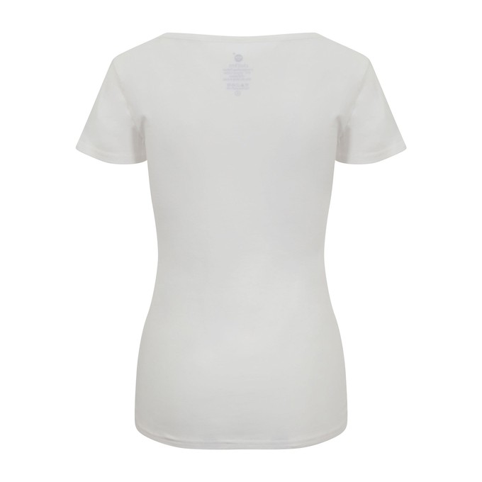 White Cotton Comfort Tee from chaYkra