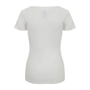 White Cotton Comfort Tee from chaYkra