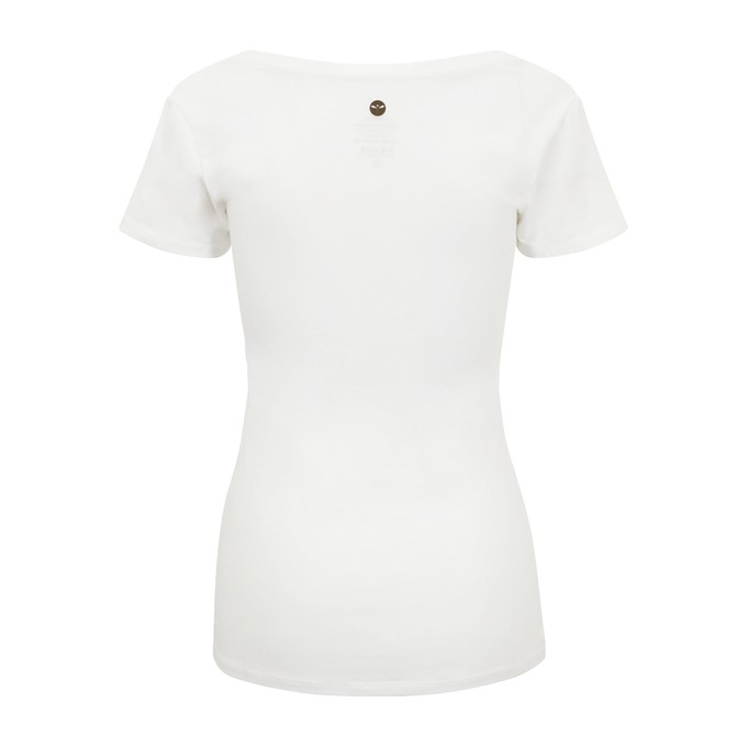 White Indian Motif Tee from chaYkra