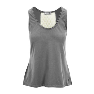 Grey Contrast Chic Tank from chaYkra