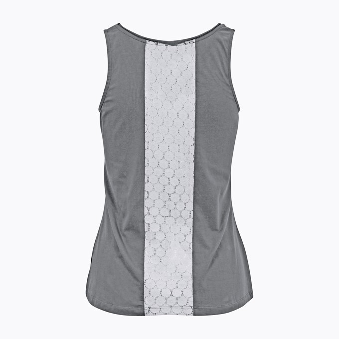 Grey Contrast Chic Tank from chaYkra