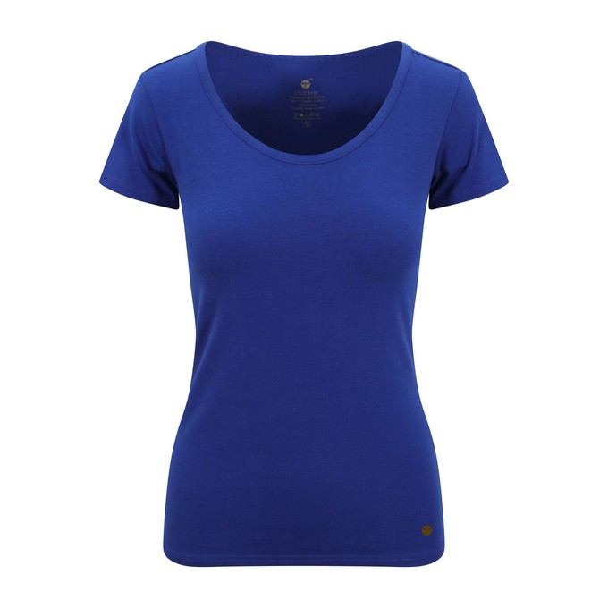Blue Cotton Comfort Tee from chaYkra