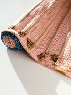 Eco Travel Yoga Mat (Light Pink & Blue) via chaYkra