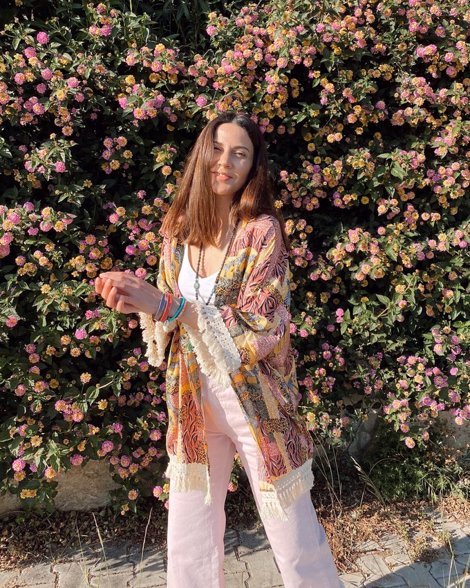 Safari Zebra Pattern Fringed Kimono from Chillax Safari Zebra Pattern Fringed Kimono from Chillax