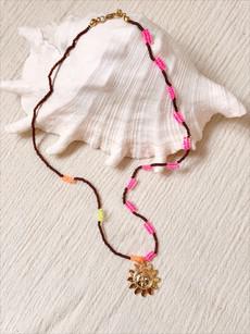 Sun Sparkle Brown Necklace via Chillax