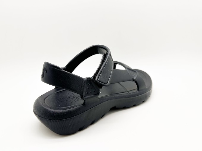 thies 1856 ® Ecofoam Trek Sandal vegan black waterproof from COILEX